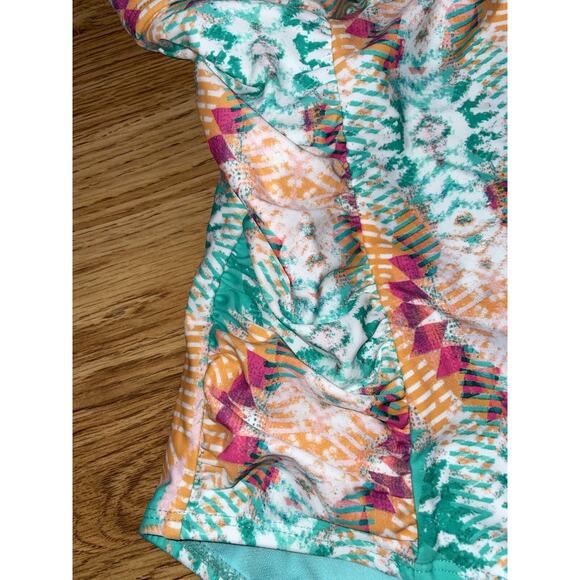 VM One Piece Swimwear Bathing Suit Women’s Plus Size 1x Multicolored NWT - Picture 5 of 13